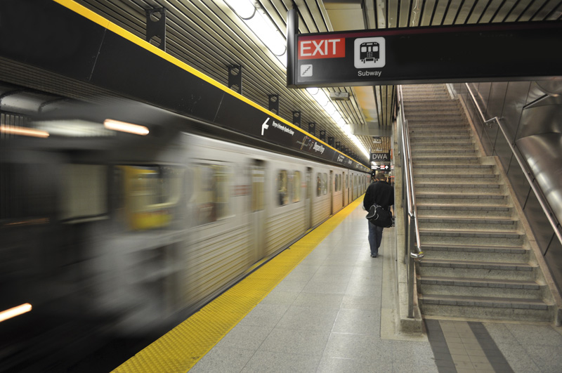 TTC Subway In Toronto
